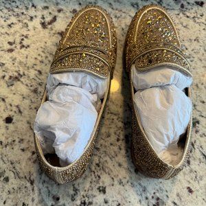 Betsey Johnson Aron Gold loafers